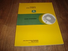 John Deere Tracteurs 2755 2855 N Livret D'Entretien OM-L57753G8 Operators Manual