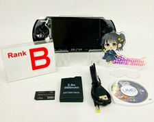 PSP-3000 Piano Black Console B Rank & New Battery & USB Cable Sony PlayStation