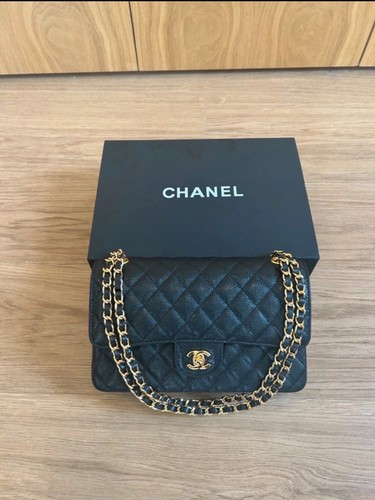 Sac chanel cuir caviar - sac,