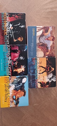 Johnny hallyday lot coffrets - hallyday,