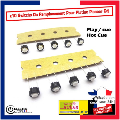 X10 boutons switch - (play, /