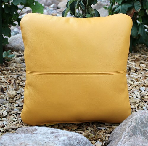 Coussin cuir 40x40 - en, de