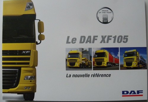 Brochure camion daf xf105 - camion,
