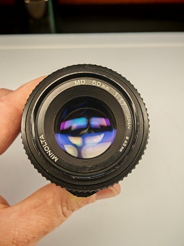 Objectif minolta rokkor 50mm - objectif,