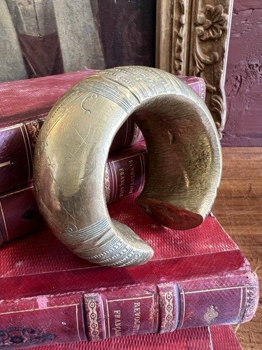Bracelet art africain bronze - art,