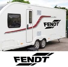 1 Autocollant XXL FENDT 120 x 37cm sticker camping car caravane caravan Diamant