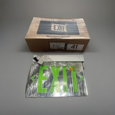 ?Lithonia LRP 1 GC 120/277 PNL LED Edge Lit Emergency Exit Sign 283554‼️