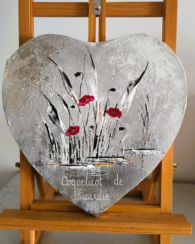 Tableau abstrait contemporain - abstrait,