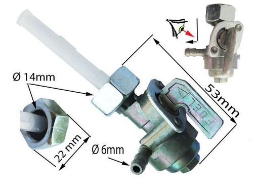 Robinet essence sortie a - d'essence,