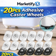 Roues pivotantes adhésives