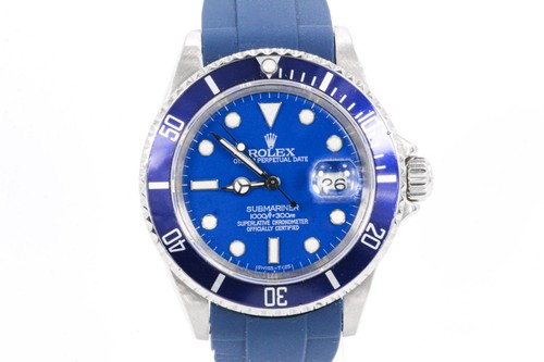 Rolex submariner blue dial - rolex,