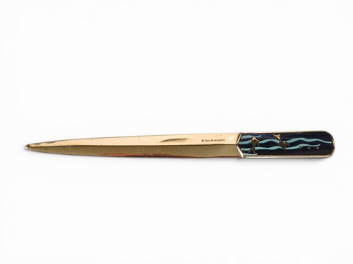 Coupe papier bronze - en,