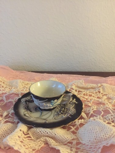 Vintage miniature dragon cup - vintage,