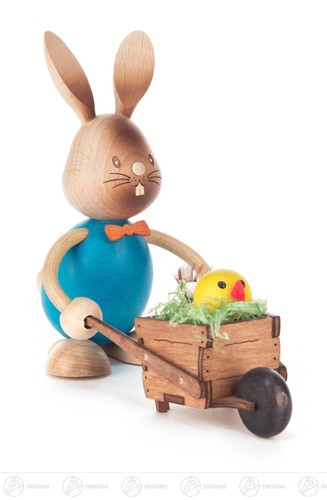 Lapin stupsi avec brouette - avec,