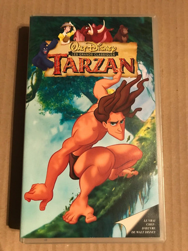 Vhs walt disney tarzan - vhs,