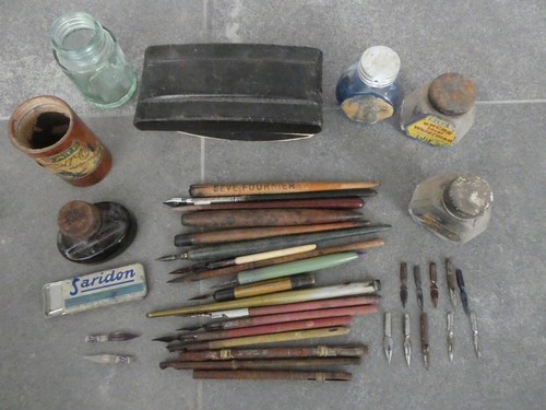 Gros lot ecolier vintage - lot,