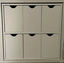 Custom Made Wood Box Bin 6 Drawer Catalog Holds PSA/BGS/Cards For IKEA KALLAX