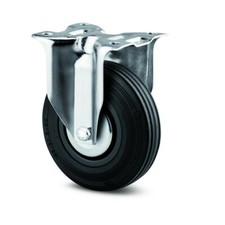 Roulette fixe - chariot d'atelier et garage - sols béton - ø 200 mm - Alpha TEN