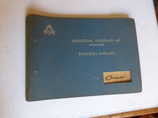 tracteur HANOMAG type GRANIT ( 1961 ) /  Liste des pièces de rechange n ° 60