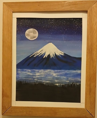 Tableau peinture encadré