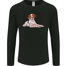 A Epagneul Breton Dog Mens Long Sleeve T-Shirt