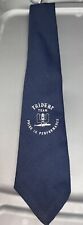 Vintage 80s Trident Team Navy Submarine Mens Navy Neck Tie