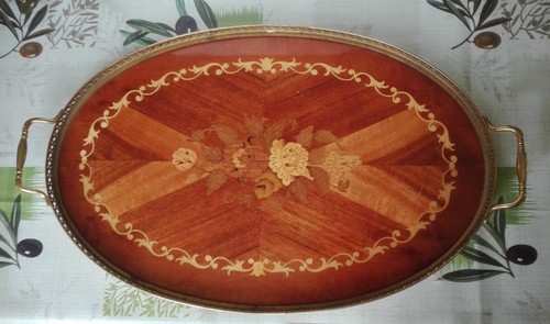 Ancien plateau service en - de,
