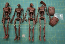 Sideshow 1/6 Scale Lot of 4 Damaged Geonosis Battle Droids for Repair or Diorama