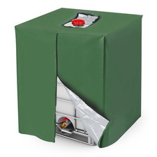 IBC Tote Cover 275 Gallon 420D Fabric Tank Protective 1000L Outdoor Cover Green