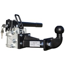 Rallonge d'attelage basculante avec Rapid-Lock pour porte-vélo attelage 250mm