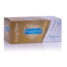 PASANTE - Préservatifs - Latex Condom - Boîte de 144 Pièces KING SIZE XXL