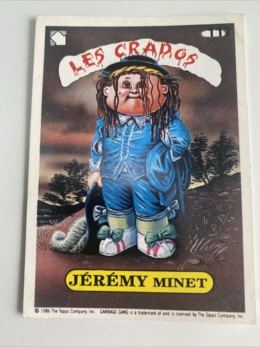 Rare carte les crados jeremy - rare,