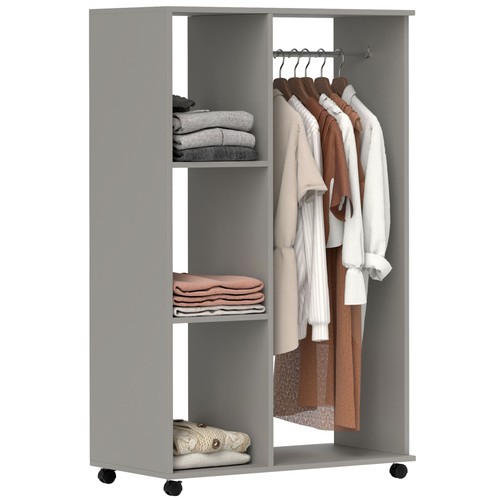Homcom armoire penderie - armoire,
