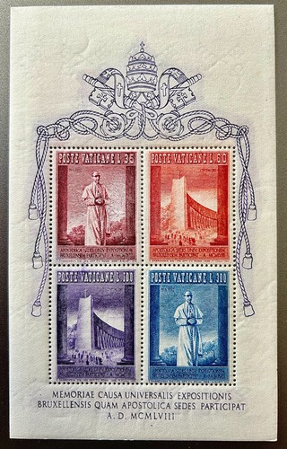 Vatican 1958 bloc - bloc,