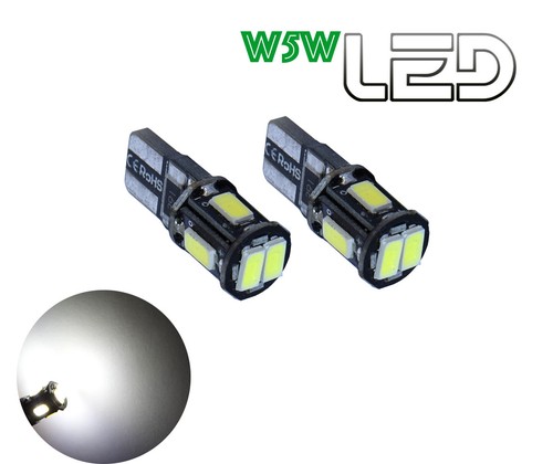 Ampoules w5w t10 led - led, blanc