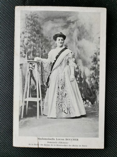 Old postcard mademoiselle - ,