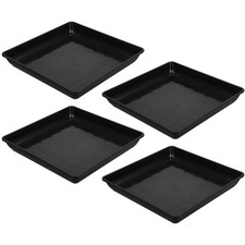  4 Pcs Soucoupe Jardiniere Bac