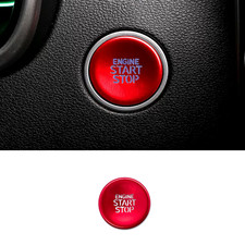 For Hyundai Tucson 2022-2025 Red Engine Switch Button Covers Trim