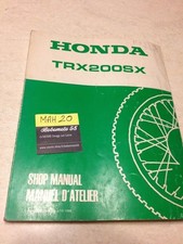 Honda TRX200SX quad TRX200 TRX manuel technique atelier workshop service manual