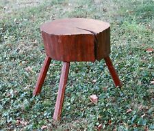 BILLOT, ancien billot en bois