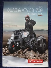 Kymco Quad ATV Scooter Brochure 2013 MXU Maxxer UXV People Super 8 Agility