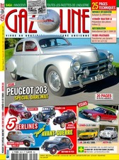 GAZOLINE n°340 de novembre 2025 : Peugeot 203 Darl'Mat - Citroën CX GTI Turbo