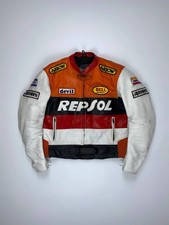 ? Vintage Repsol Racing Real Leather Jacket Alpinestars Man’s XL Formula 1