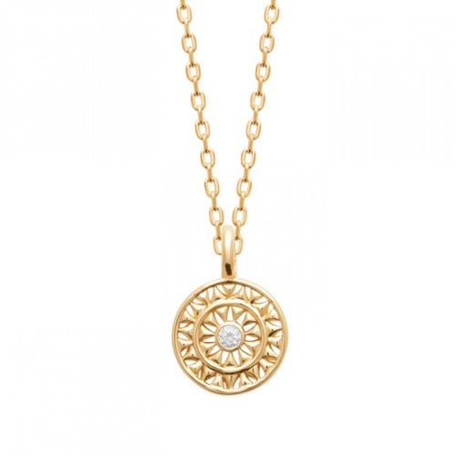 Collier Médaillon Dentelle