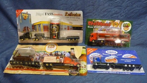 Miniatures lot de 4 - miniatures, 1/87: