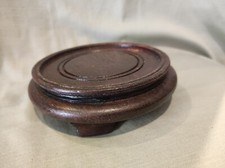 ancien socle bois sculpté