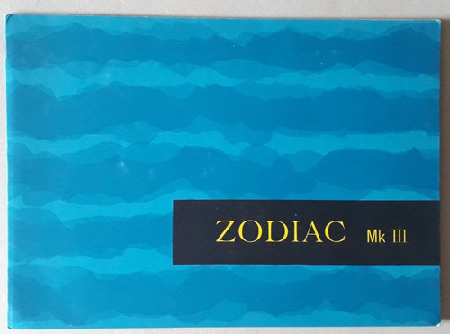Ford zodiac brochure 1962 - brochure,