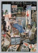 Daniel Authouart, Un Mec Branche, Vintage Art Import 4x6 Postcard B12