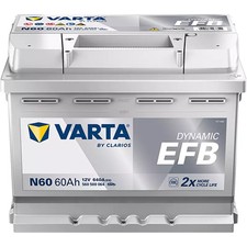 Batterie de voiture VARTA 60Ah/640A  FIAT 500 1.2