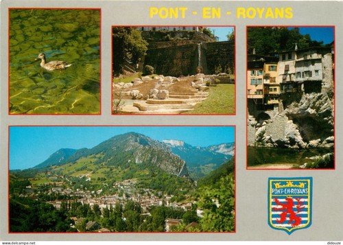 Postcard pont en royans - postcard,